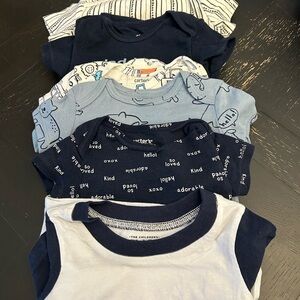 2 for $10 sale! Navy and Blue Kids One Piece Set